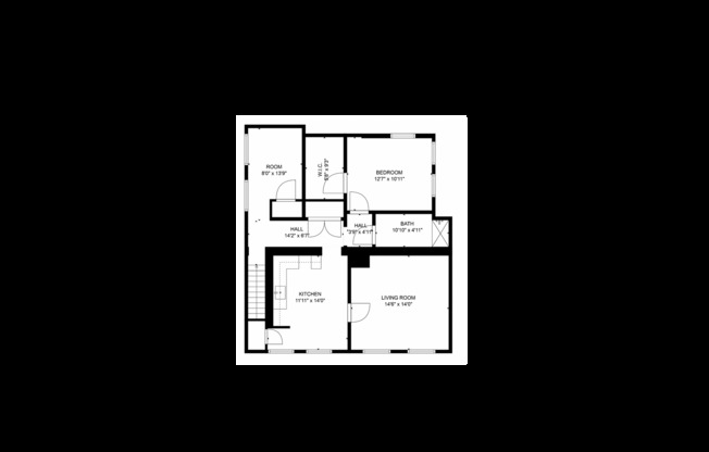 1 bed, 1 bath, 961 sqft, $1,525, Unit #2