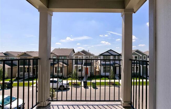 Open floor plan townhome