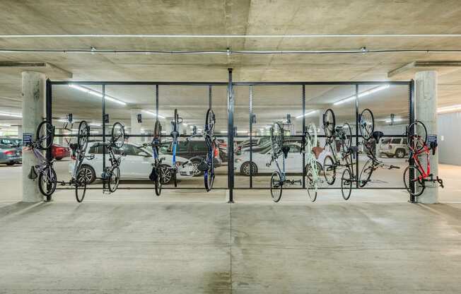 Hayes House indoor bike storage