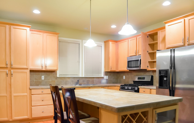 Modern 2-story in Sweetbrier. Private lot located near everyday convenience
