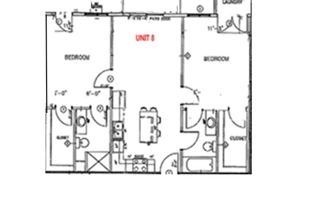 2 beds, 2 baths, 1,000 sqft, $1,250, Unit Model 1460 Unit- 2 BDRM 2 BATH
