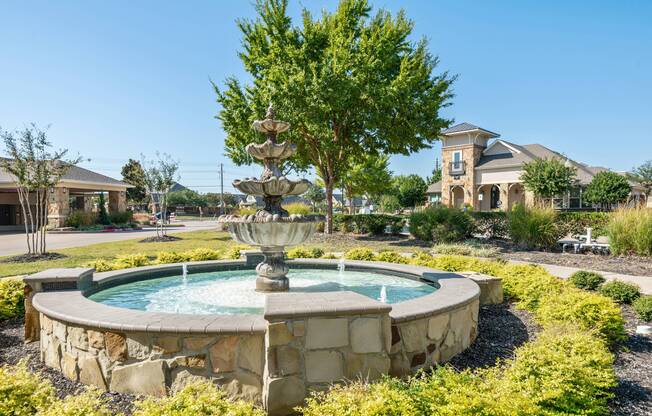 Beautiful Fountain at Avenues at Craig Ranch