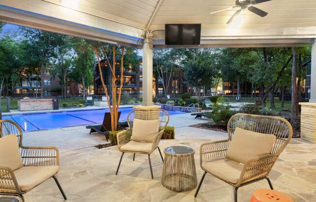 swimming pool in webster apartments