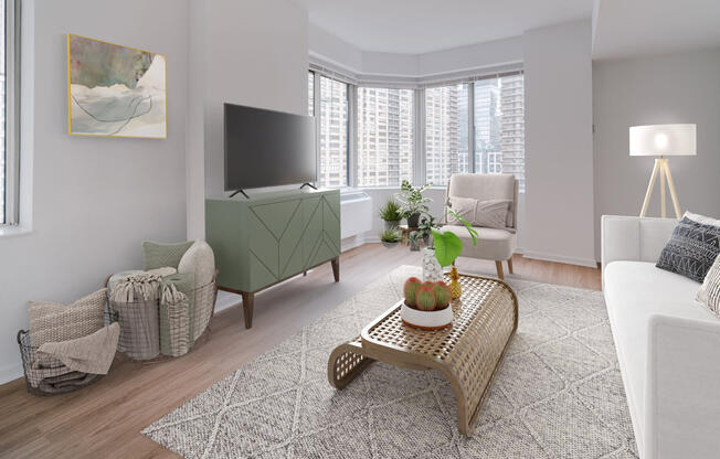 2 beds, 2 baths, 1,060 sqft, $7,199, Unit 16K