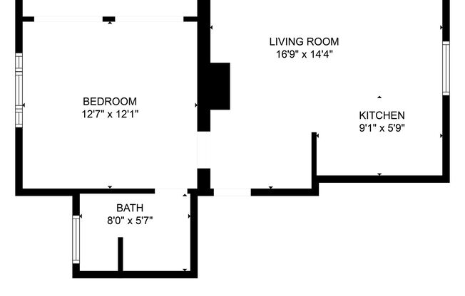 1 bed, 1 bath, $1,299, Unit 718 - 04