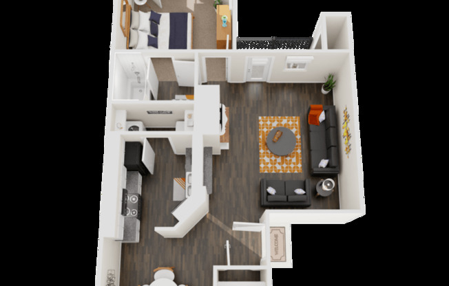 1 bed, 1 bath, 654 sqft, $1,050