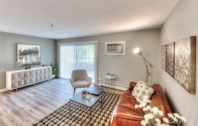 High Ceilings Living Space, at Eagle Creek Apartments, Westmont Illinois