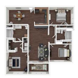 3 beds, 2 baths, 1,443 sqft, $1,448