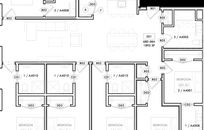 1 bed, 1 bath, 120 sqft, $900