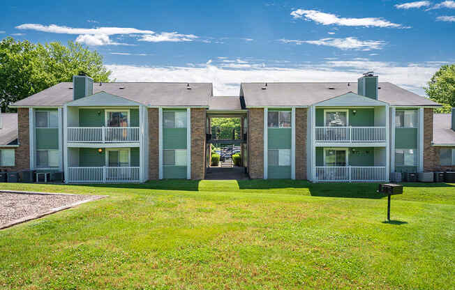 Covered Exterior Stairwell at Rivergate Meadows