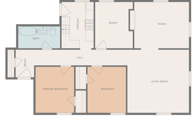 3 beds, 1 bath, 1,086 sqft, $1,595, Unit 307-35