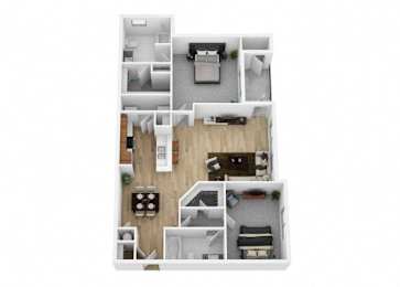 2 beds, 2 baths, 1,185 sqft, $1,585