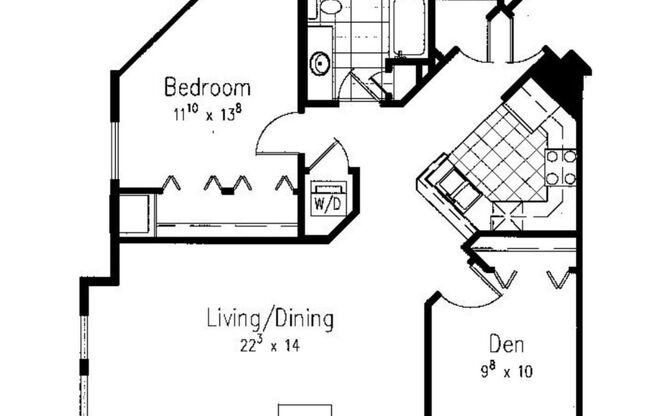 1 bed, 1 bath, 935 sqft, $1,490, Unit 8102-210