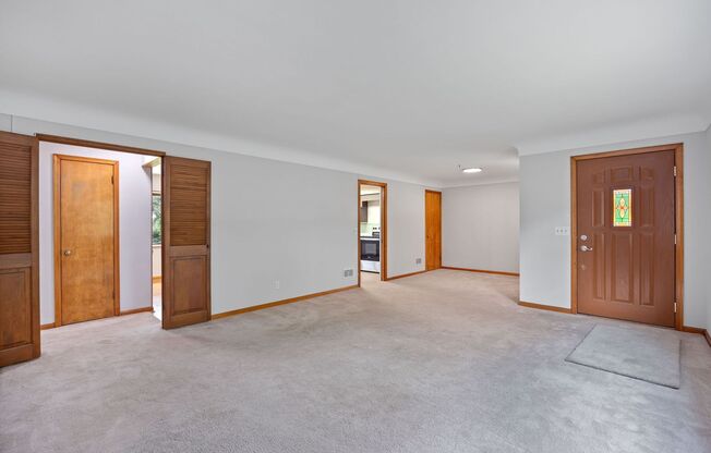 GREEN TWNSHP-2 bedroom 1.5 bath brick ranch w/ fireplace & 1 car garage