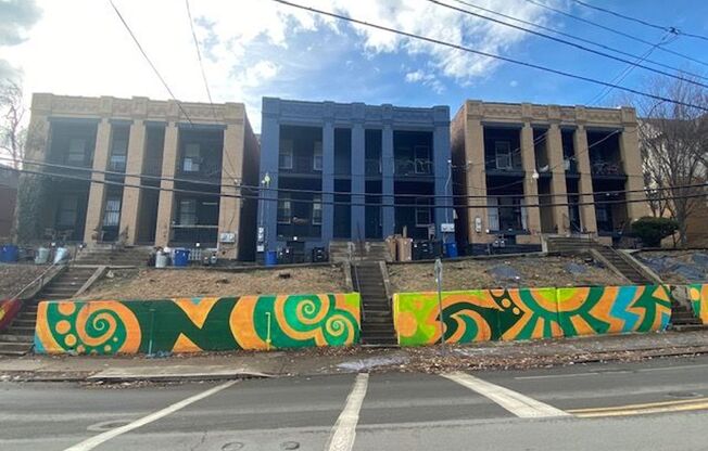 YOU CANNOT GET CLOSER TO CAMPUS! Beautiful, huge apartments FREE gas heat and cooking gas! Across from Mervis Hall!