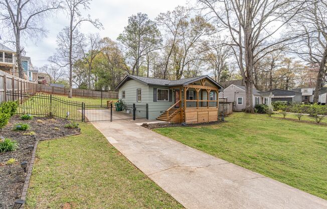 Adorable 3-bedroom, 1-bath home in Decatur, GA featuring an open floor plan and abundant natural lighting