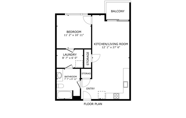 1 bed, 1 bath, 667 sqft, $1,249, Unit 325