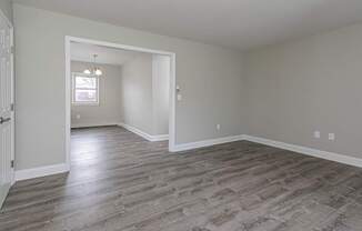 Living and dinning room at Troy Hills Village in Parsippany, NJ,07054