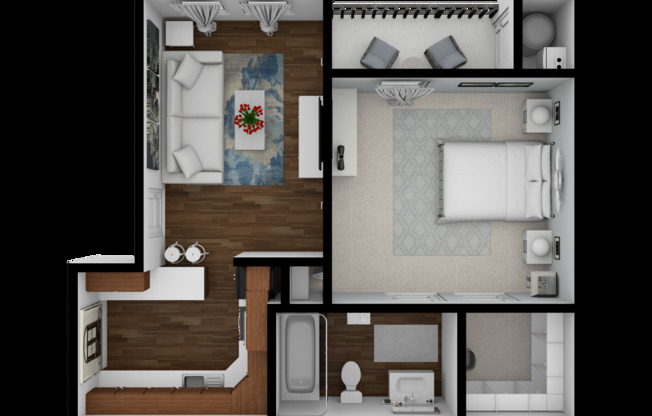 1 bed, 1 bath, 605 sqft, $1,269, Unit 3392-302