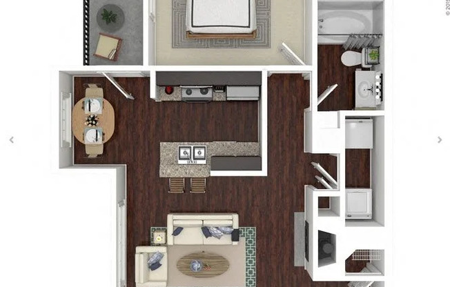 1 bed, 1 bath, 748 sqft, $1,320