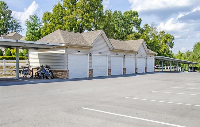 Harpeth River Oaks - Parking Lot with Private Garages and Bike Stations