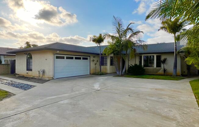 Single Story 3 Bedroom House in South Oceanside