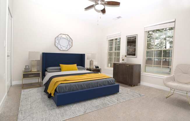 Elite One Bed Bedroom at Emerald Creek Apartments, Greenville
