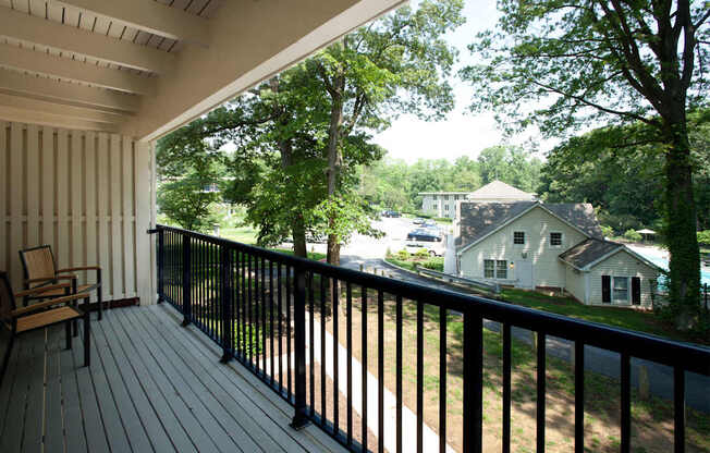 Large Balcony at Spa Cove Apartments, Maryland