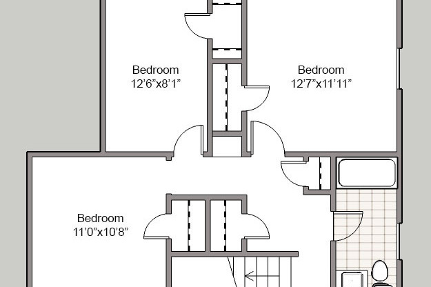 3 beds, 1 bath, $2,500, Unit 094