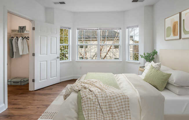 Bedroom with Hard Surface Flooring