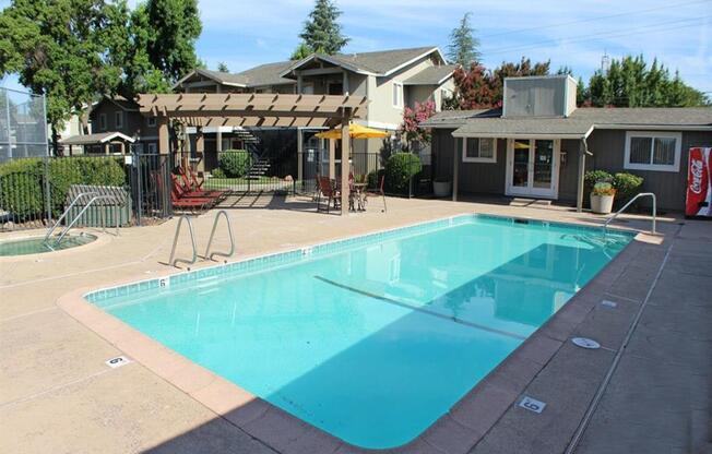 Invigorating Swimming Pool at Aspen Park Apartments, Sacramento, CA
