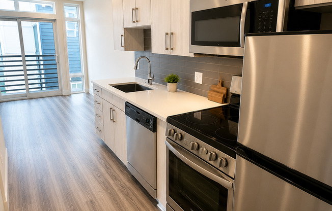 Studio, 1 bath, 288 sqft, $1,310, Unit 417