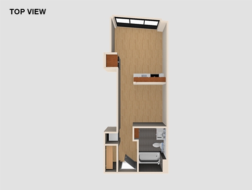 1 bed, 1 bath, $2,500, Unit 706
