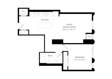 1 bed, 1 bath, 741 sqft, $1,895