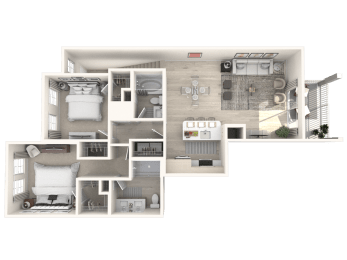 2 beds, 2 baths, 1,150 sqft, $2,123