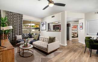 Living room with Dining Area