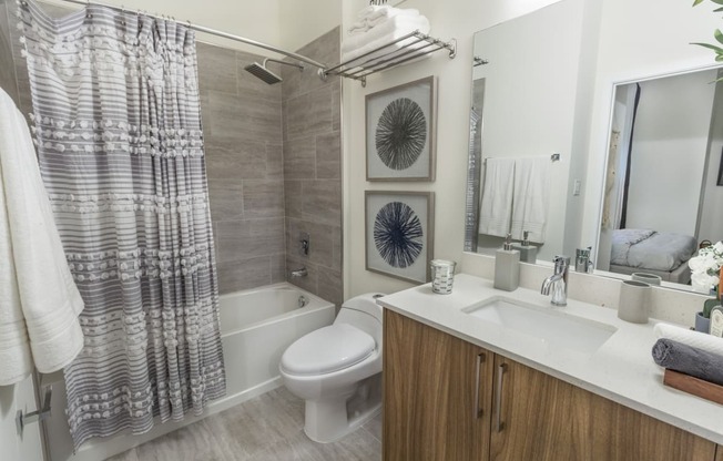 Bathroom With Bathtub at Bay Village1, Palmetto Bay