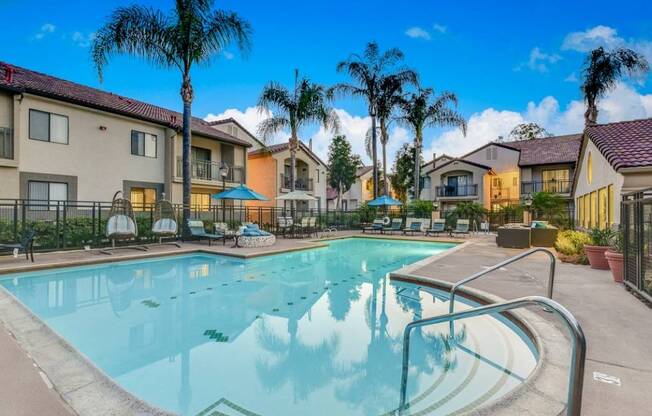 Cool Blue Swimming Pool at Altair, California