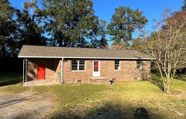 3 Bed, 1 Bath, Brick Ranch with  Attached Carport