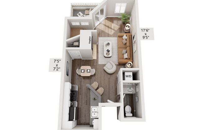 2 beds, 2.5 baths, 1,027 sqft, $3,660