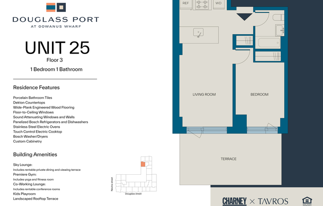 1 bed, 1 bath, $4,400, Unit 325