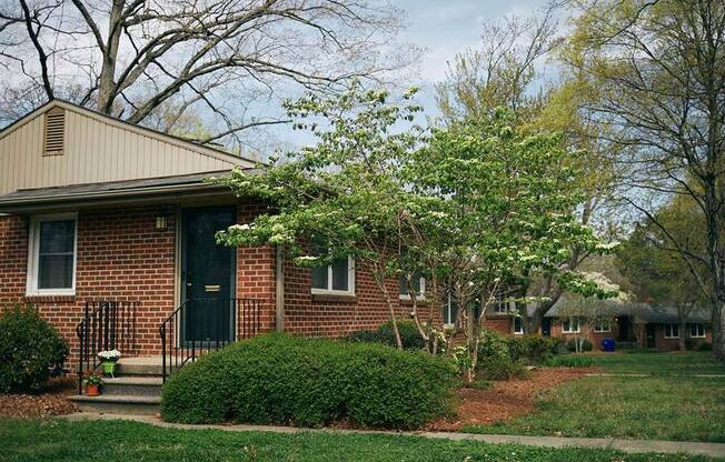 Lush Green Outdoor Spaces at Glen Lennox Apartments, Chapel Hill, North Carolina