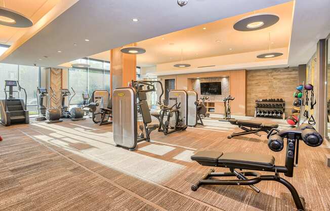 Amenities-Fitness Center at Platt Park by Windsor, Denver, CO