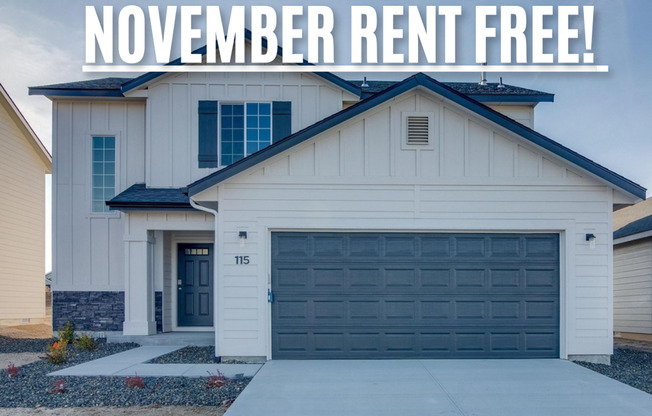 MOVE IN NOVEMBER RENT FREE!!