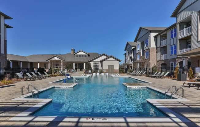 Swimming Pool-1, 2, and 3 bedroom apartments-Argento at Riverwatch Apartments in Augusta, Georgia