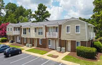 Exterior View at Colony Townhomes, Raleigh, 27609