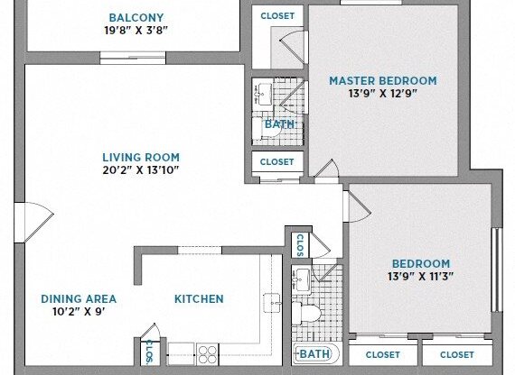 1 bed, 1,100 sqft, $2,650