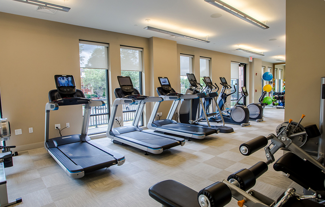 Expansive club-quality fitness center