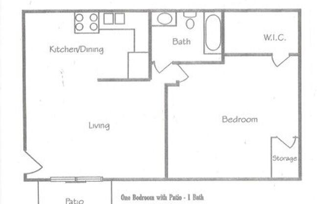 1 bed, 1 bath, 790 sqft, $1,019, Unit 1690-11