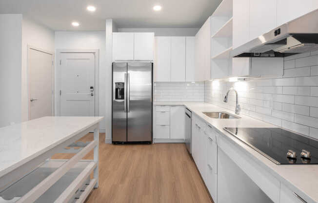 Kitchen with Stainless Steel Appliances